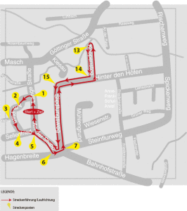 2-KM-Ortsrunde 2-KM-Ortsrunde